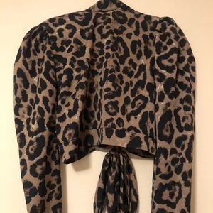Leopard blouse